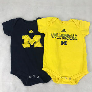 Michigan Wolverines 2-pk Bodysuits